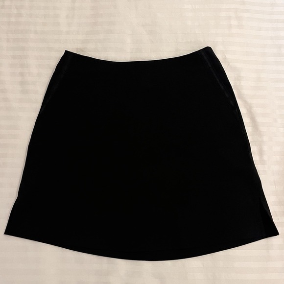 Lady Hagen Pants - Lady Hagen Womens Black Essential Core Back Zip Golf Athletic Skort Size 0